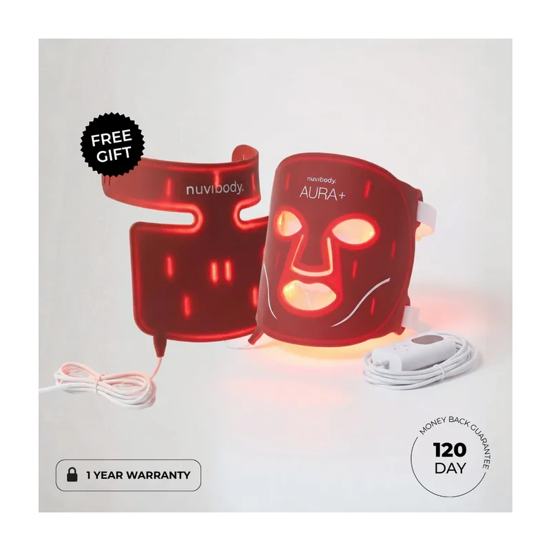 Nuvibody AURA+ LED masker met decolleté